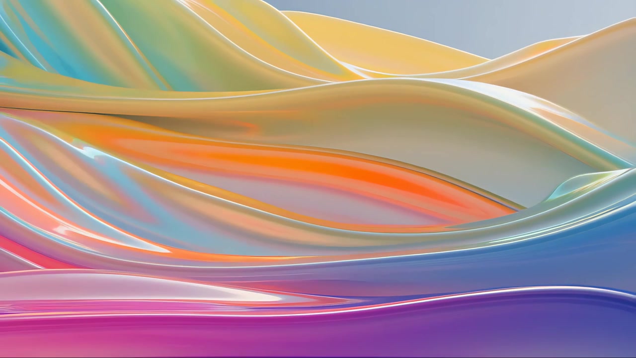 Abstract Fluid Motion Background 4K