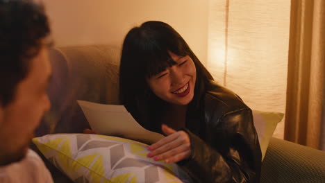 couple writing a song together