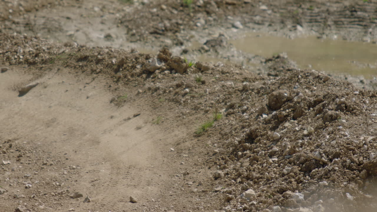 Freestyle Motocross Rider Turns Corner