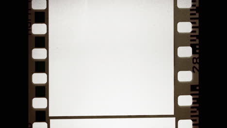 real 35mm 4x3 film frame overlay - dirty
