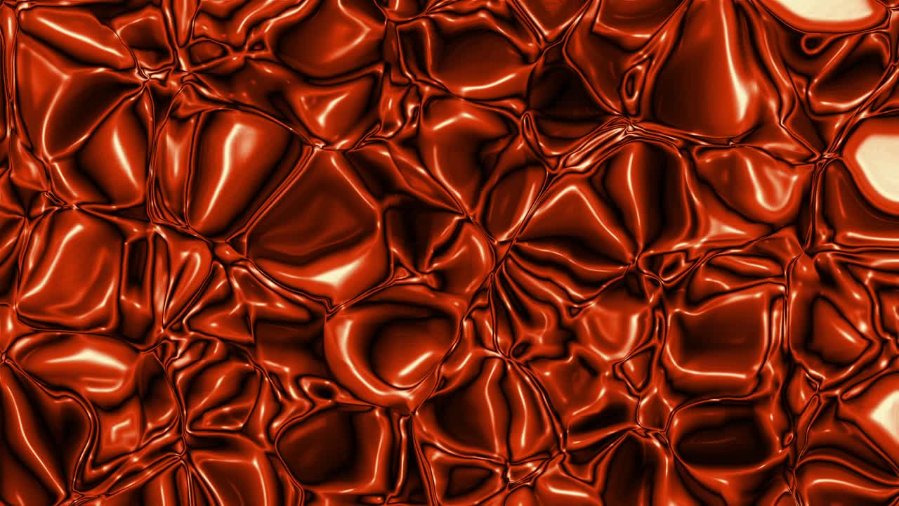 Sfondo Astratto con Texture Liquida Metallizzata Rosso Fuso