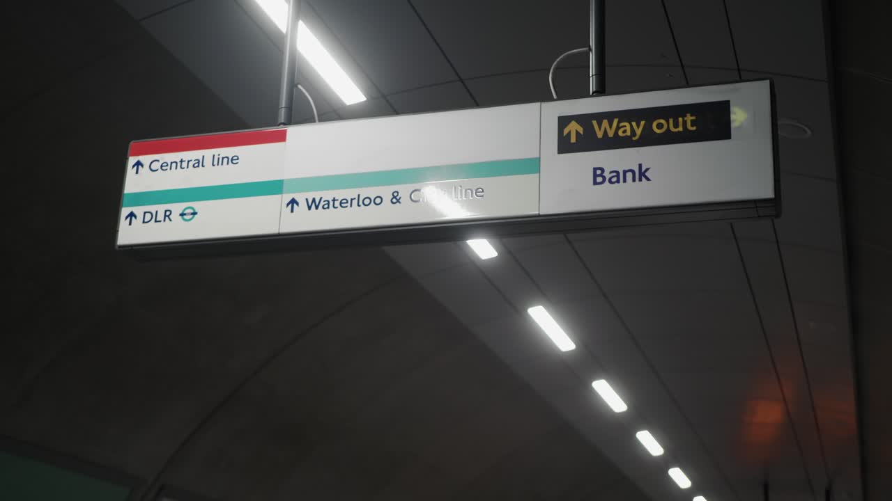 estación de metro en el metro de londres.