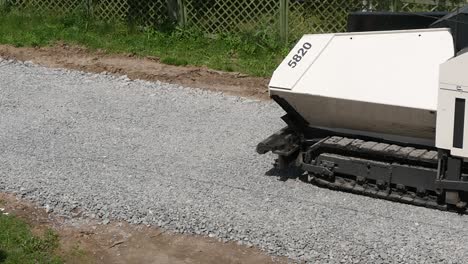 road roller on repairing of the road