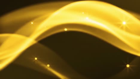 This animation showcases a flowing golden wave with twinkling light effects, creating a luxurious and elegant atmosphere perfect for presentations or celebrations.