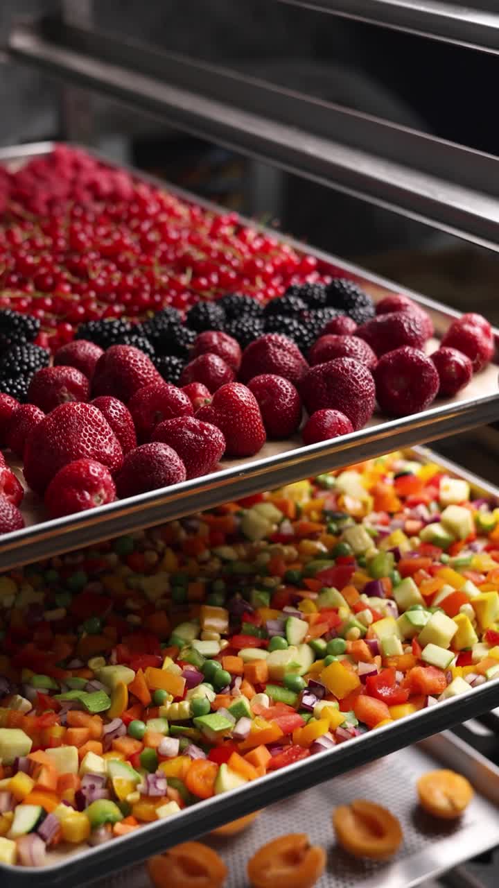 frutas y verduras deshidratadas