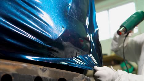 car body repair and painting process