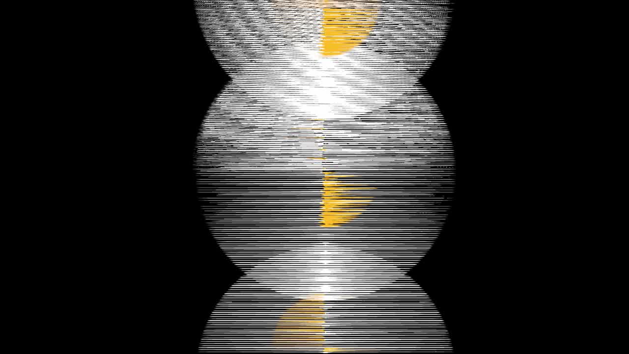 추상적인 배경 플리킹 원형 패턴