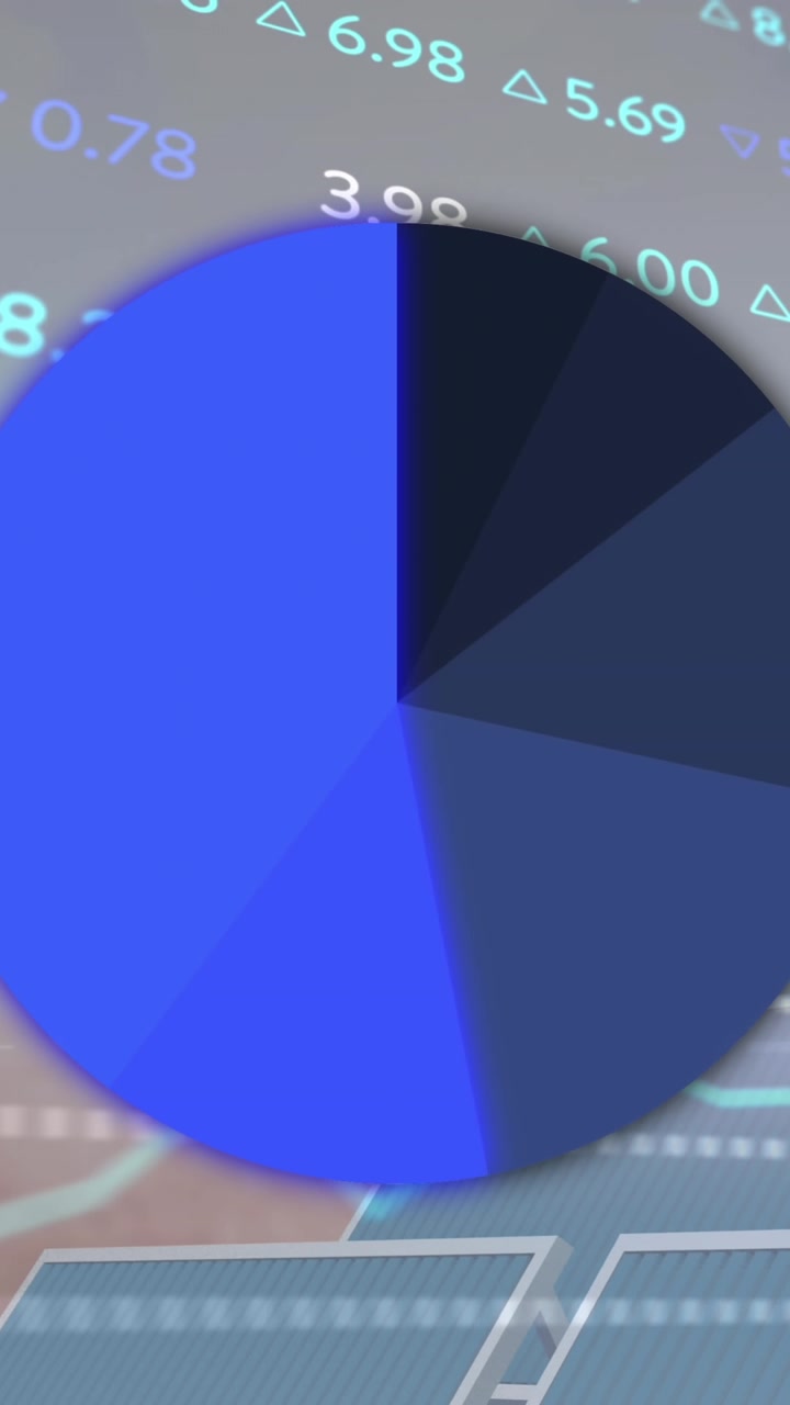 Animazione di diagramma su elaborazione dati