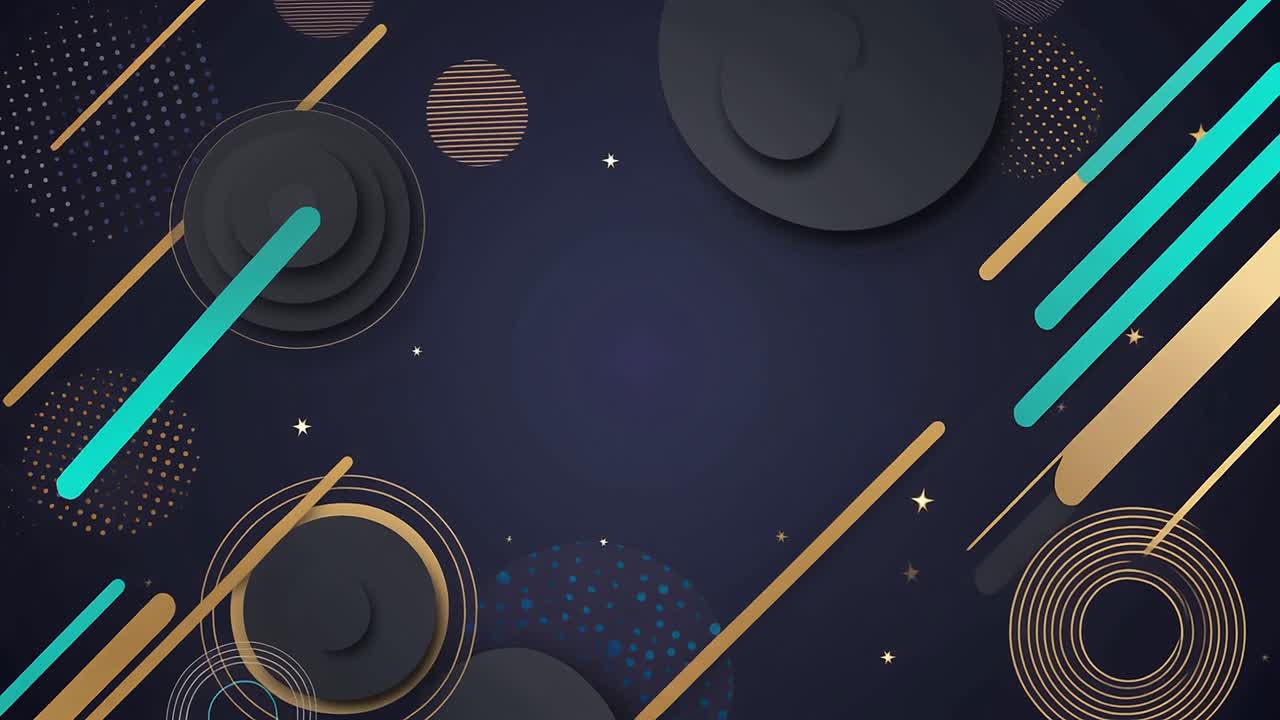 Modern Abstract Geometric Pattern Animation Loop