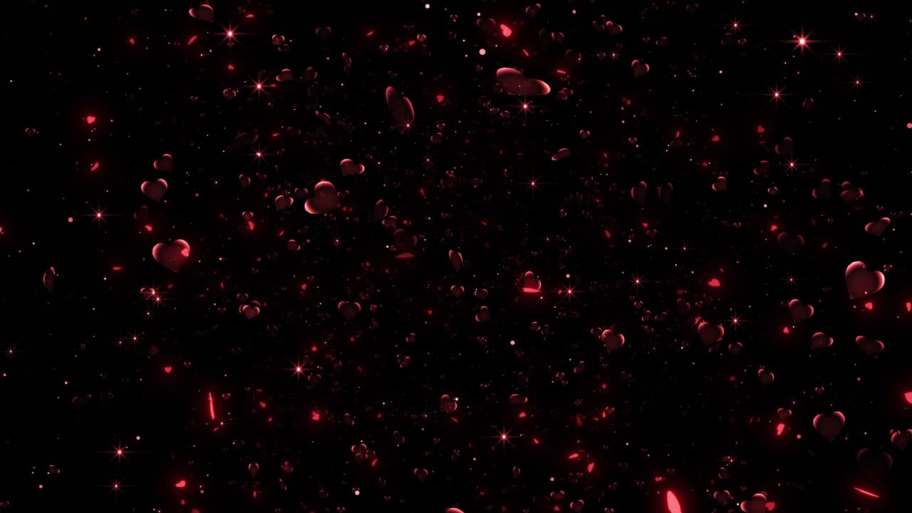 Valentines day animation hearts greeting love hearts festival of bokeh hearts for valentine day mom