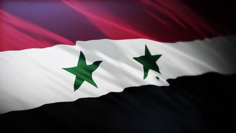 Flagge-Syriens,-Vollbild,-Hohe-Auflösung,-4K-Flagge-Der-Arabischen-Republik-Syrien