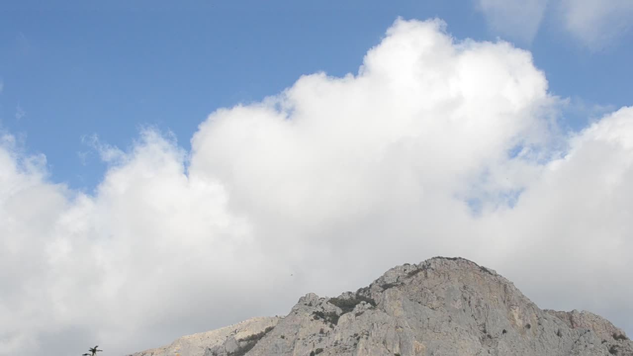 Mountains in clouds