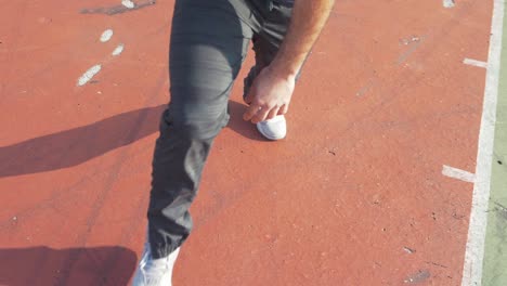 regatear baloncesto entre piernas precisión hábil 120fps clip corto
