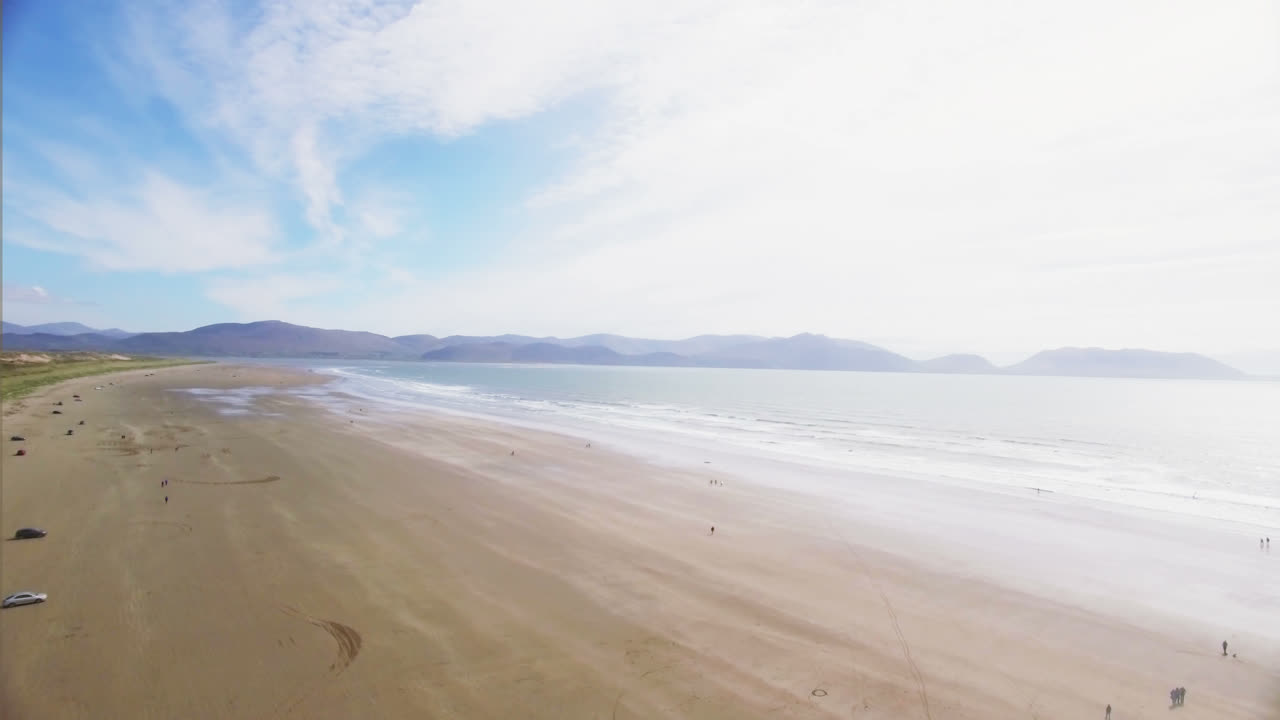 아름다운 해안 풍경의 전망 4k