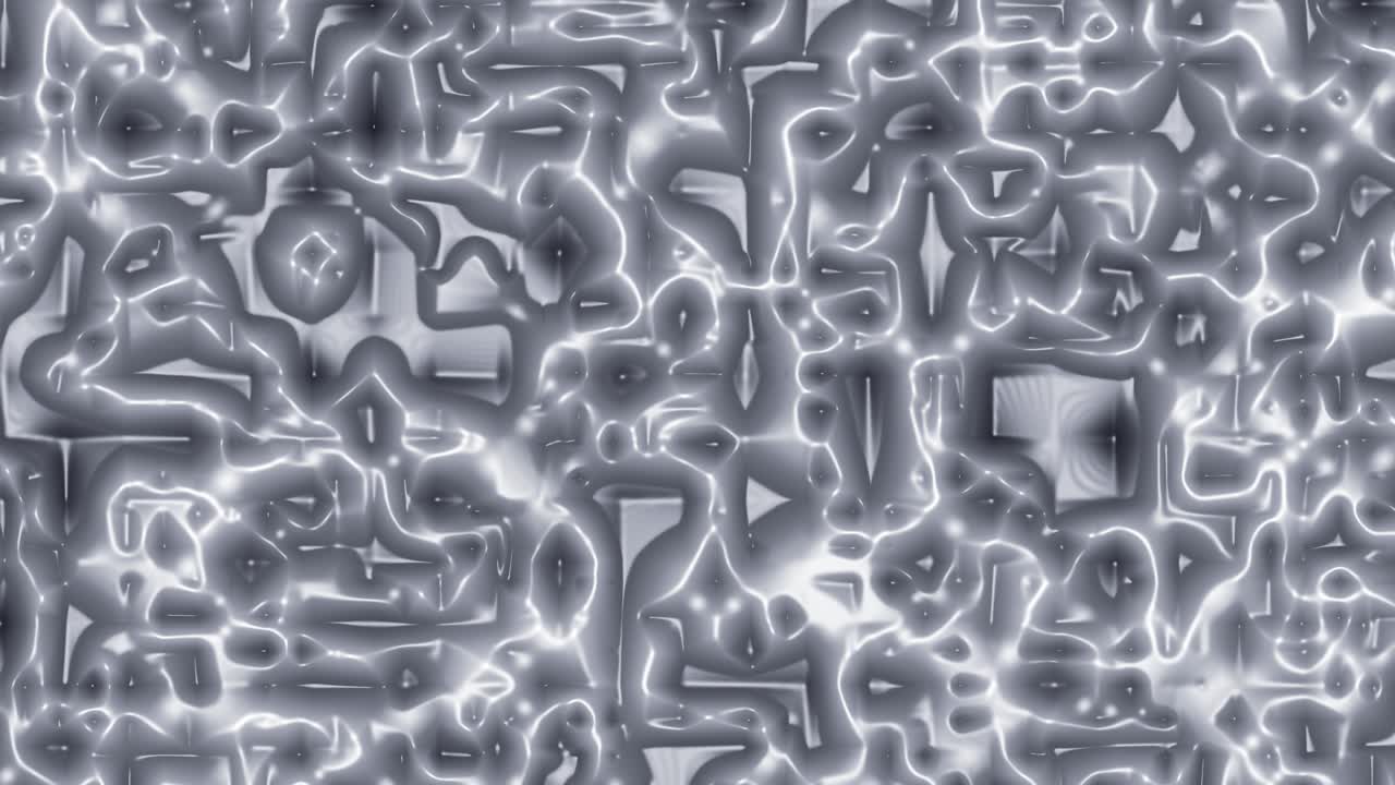 Motivo astratto dinamico di linee di energia bianche luminose.