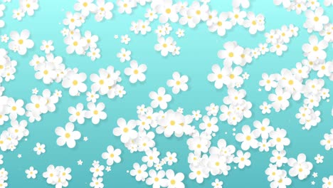 growing floral background, paper flowers appearing, botanical pattern, bridal round bouquet, paper craft, 4k animation