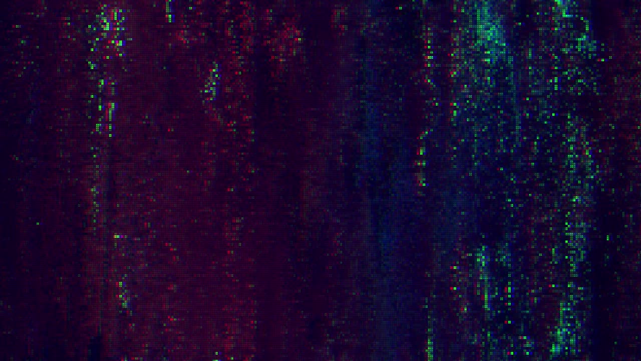 Unique Design Abstract Digital Animation Pixel Noise Glitch Error Video Damage