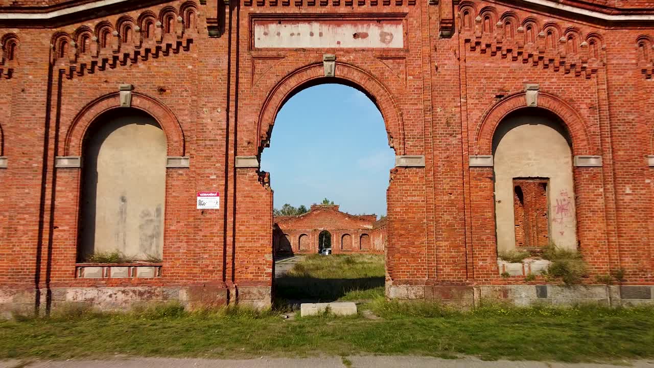 카로스타에 있는 전 러시아 차르 육군 체조 홀의 공중 전망