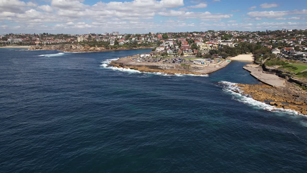 Gordons Bay And Clovelly Bay In Sydney, NSW, Australia - Drone Shot