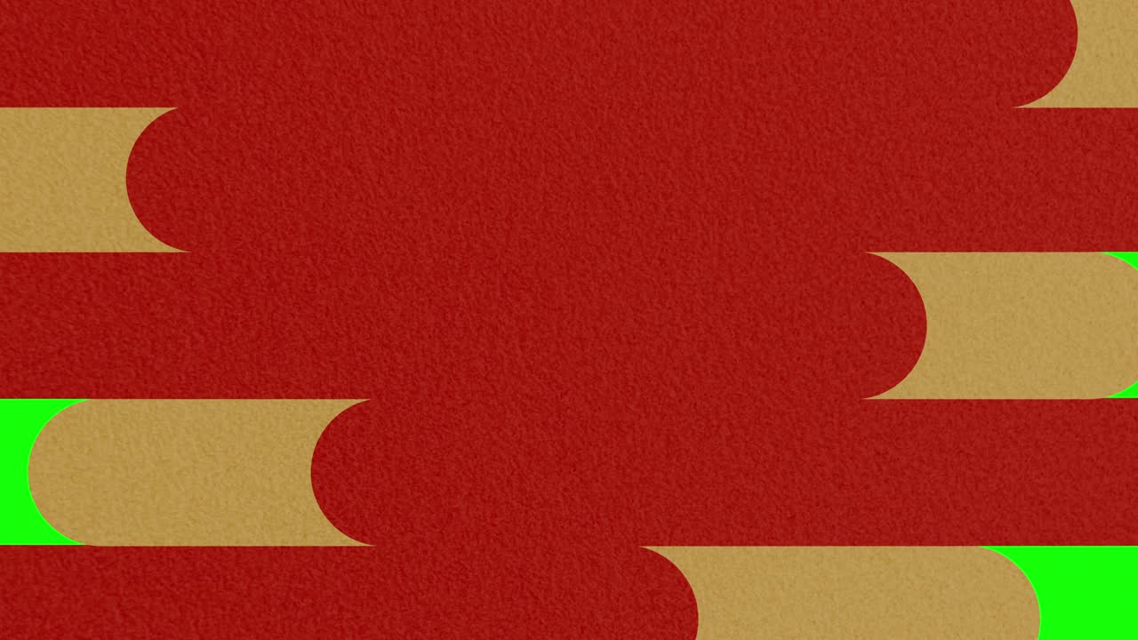 멋지고 멋진 전환 스 비디오 세트: 빨간색과 녹색 비디오 사이를 전환하는 데 6 점, 3 유형, 2 패턴