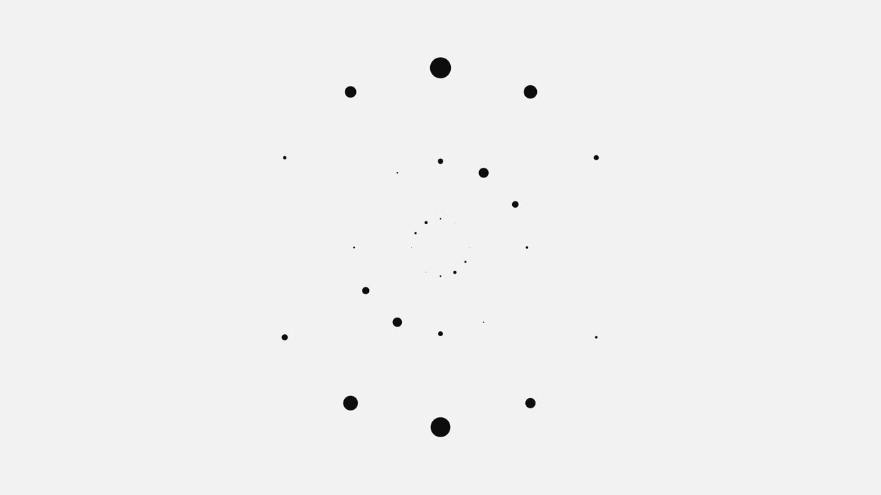 patrón espiral abstracto con puntos