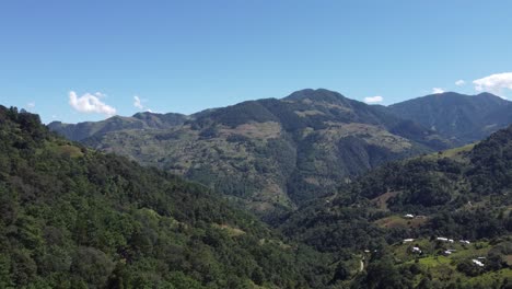 hills of zacatlan, puebla, mexico, aerial view