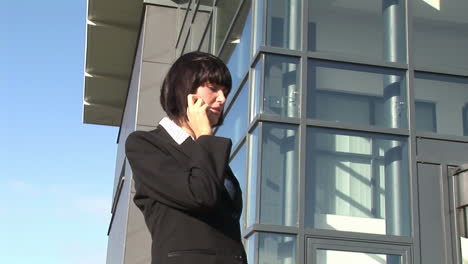 woman talking on cellphone