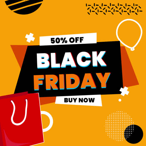 black friday sale poster design