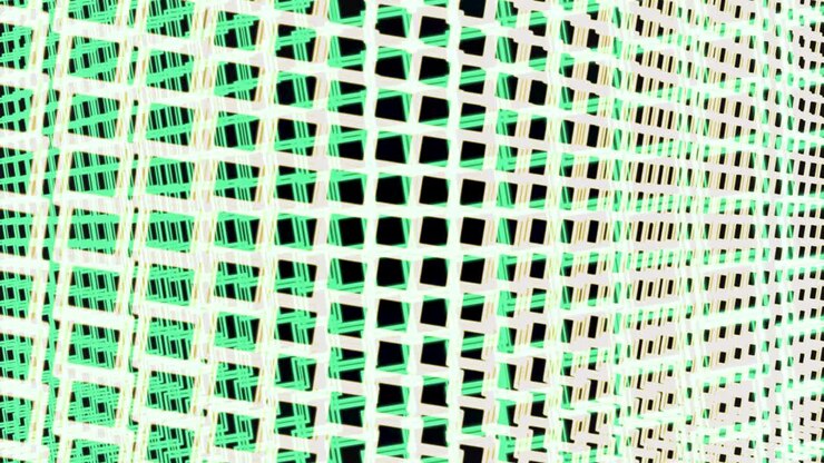 Abstract Geometric Grid Pattern