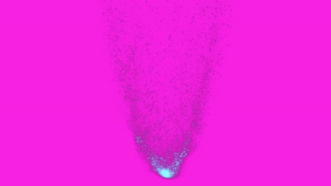 partículas de explosión abstractas en fondo rosado