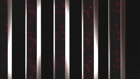 abstract metallic background with glowing red dots