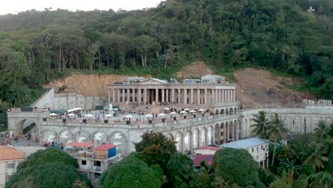 drone footage of the temple of leah in cebu, philippines-6