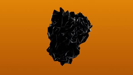3d black abstract background
