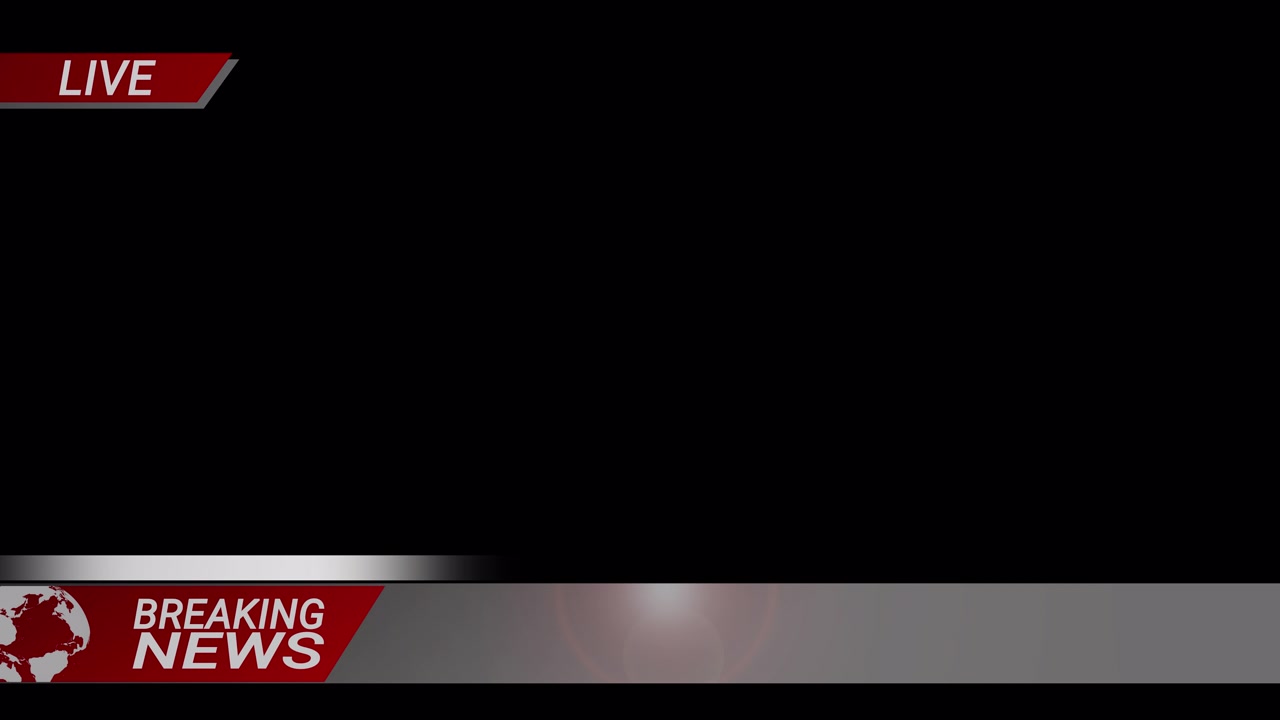 Breaking News Live Broadcast Lower Third Graphic