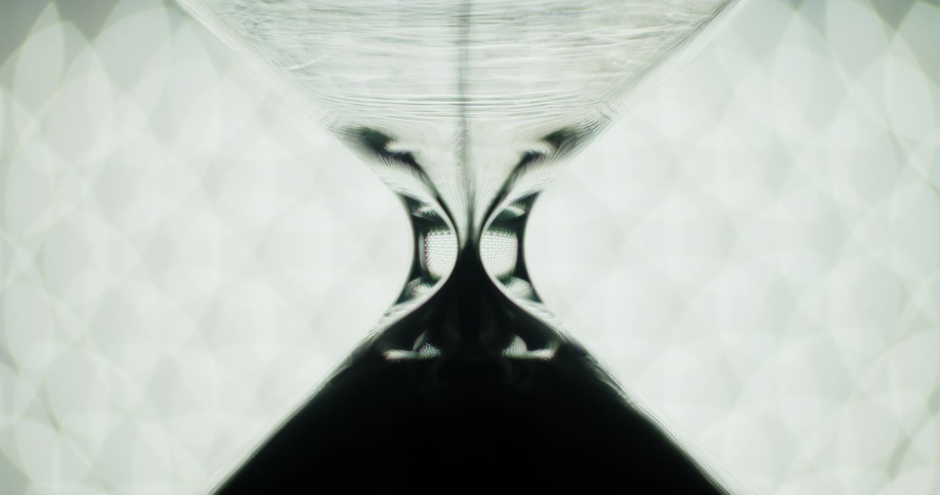 Upside down transparent hour