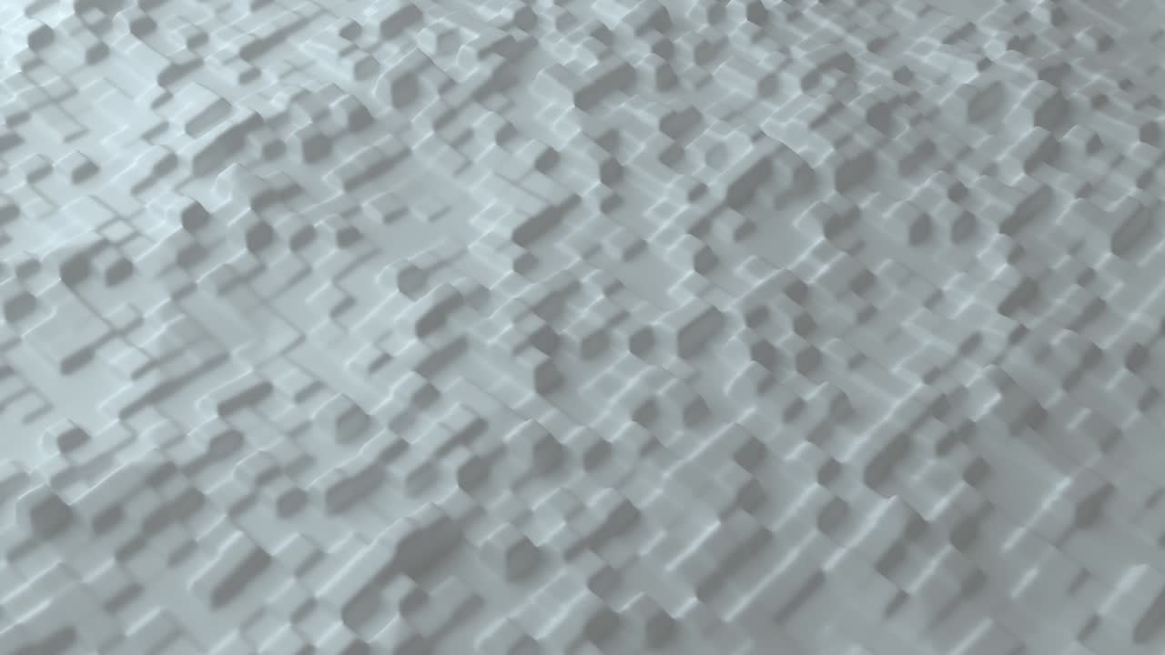 Abstract background with purple grid smooth squares. Cell structure surface. Modern background template for documents, reports and presentations. Seamless loop 3d animation of 4K