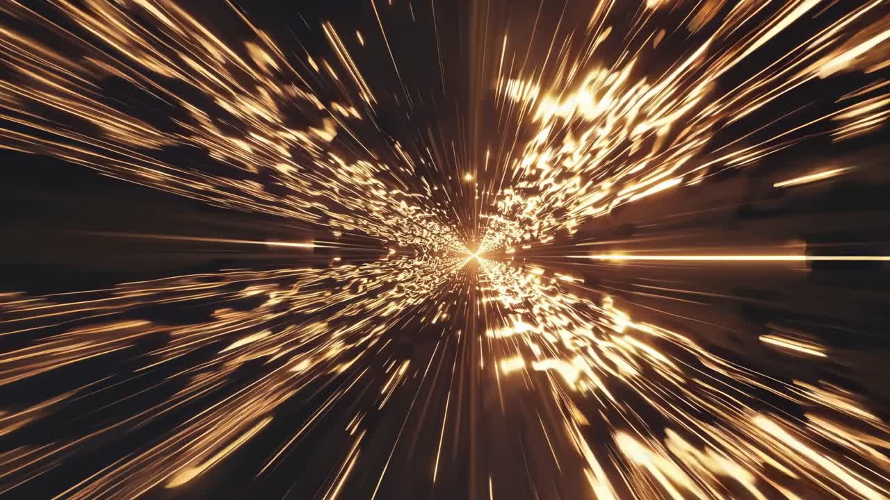 추상적인 라이트 터널