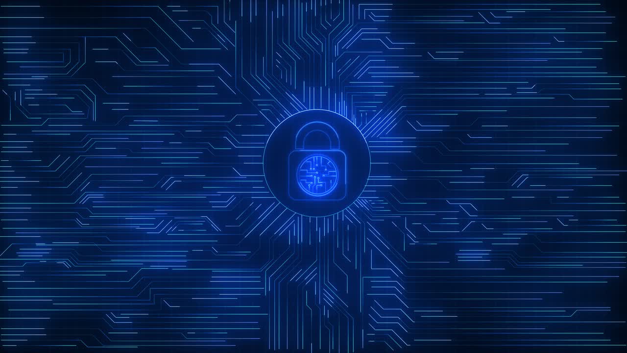 Digital cyber security ransomware email phishing encrypted technology protected secured access