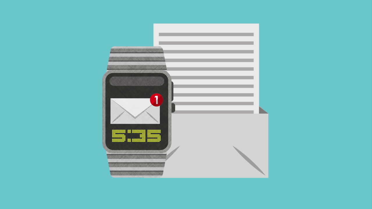 Smartwatch con notifica e-mail