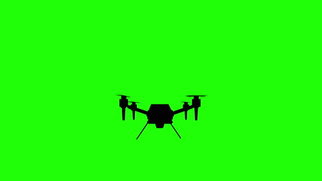 ANIMATION-DRONE-take-off-and-land-4k-in-Green-Key