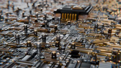 abstract circuit board design