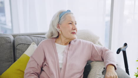 Home,-relax-and-senior-woman-on-a-couch