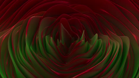 fondo abstracto con campo de onda de ruido rosa. paisaje abstracto superficie desplazada de montaña. plantilla de fondo moderna para documentos, informes y presentaciones. animación 3d de bucle sin costuras de 4k