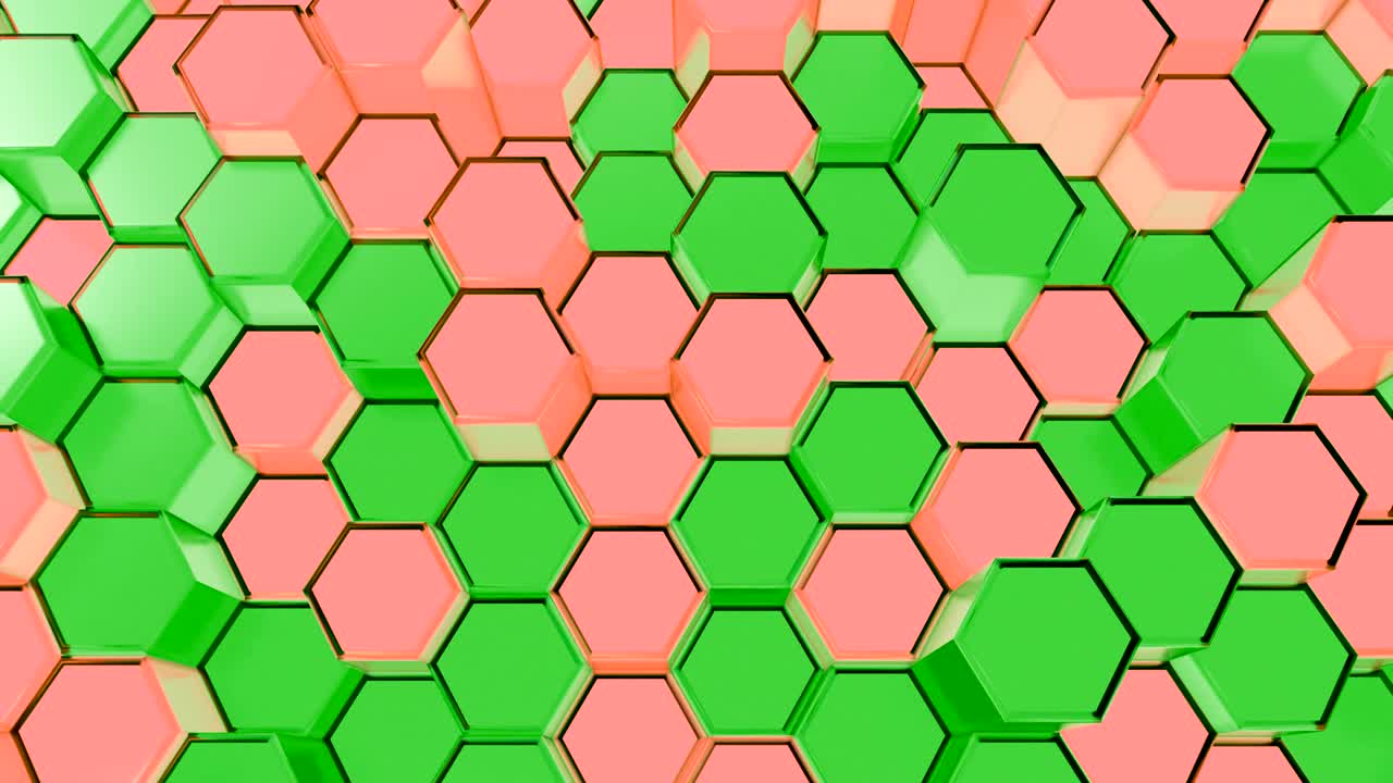 una cuadrícula de panal de ciencia ficción abstracta.