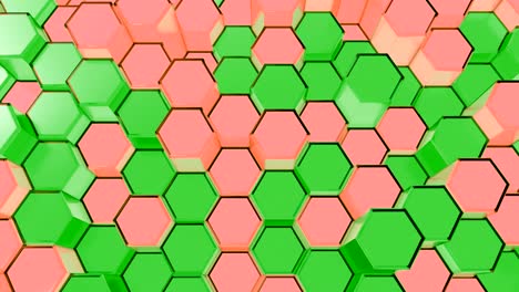 abstract sci-fi honeycomb grid.