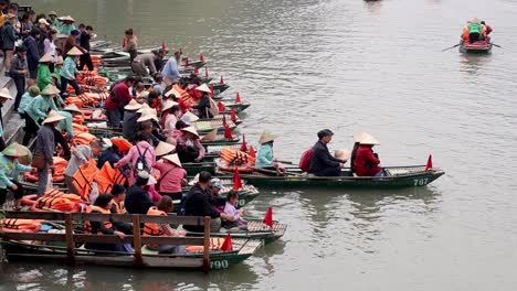 crowded boat tour on a river