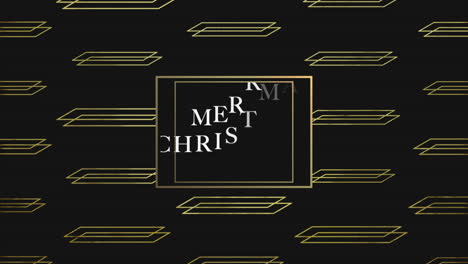 Moderner-Frohe-Weihnachts-Text-Mit-Goldenem-Muster-Auf-Schwarzem-Farbverlauf