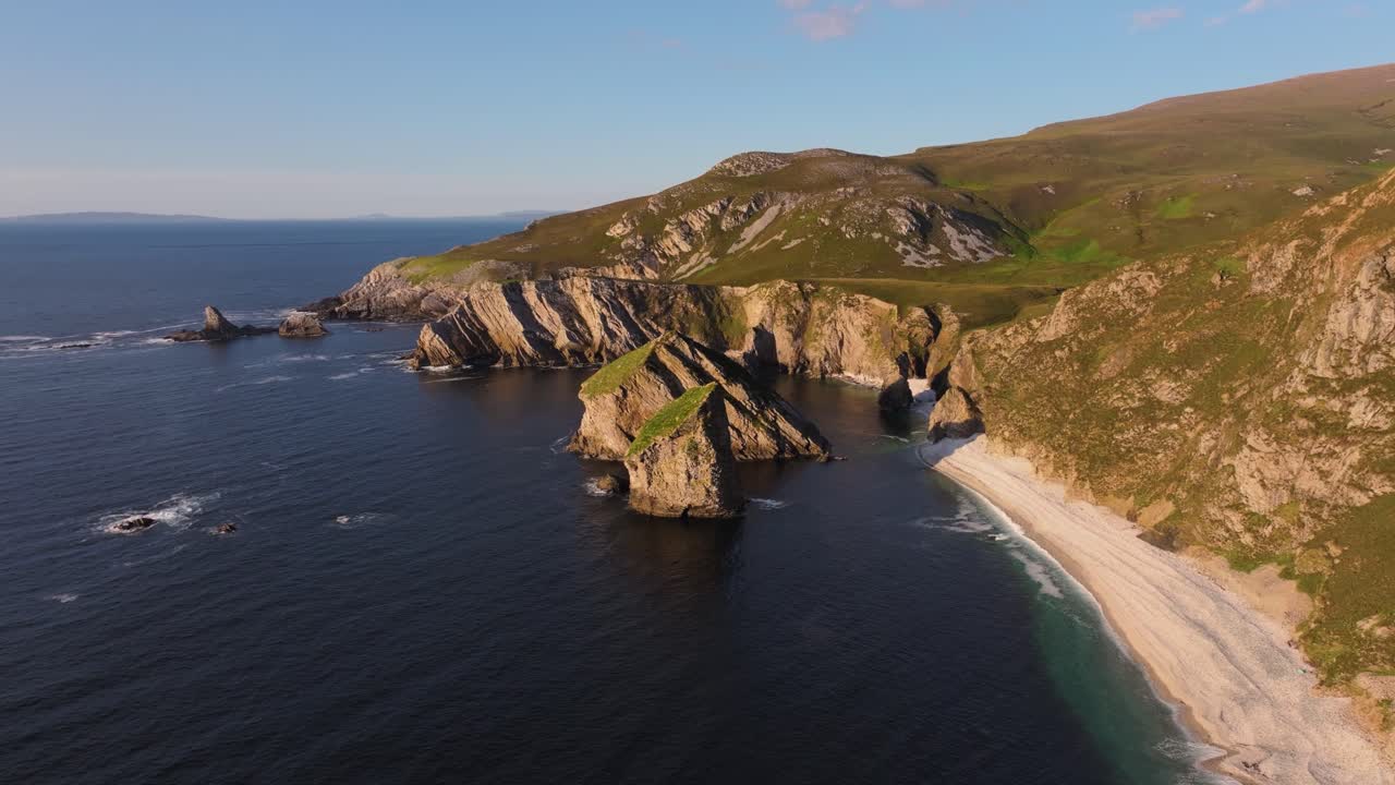 Stunning Golden Hour at Glenlough Bay Co.Donegal - 4K Cinematic Drone Footage 24