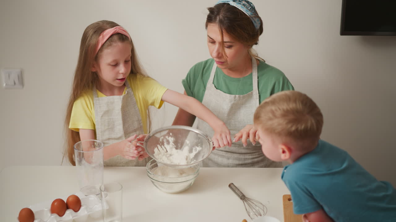 Family Baking Together