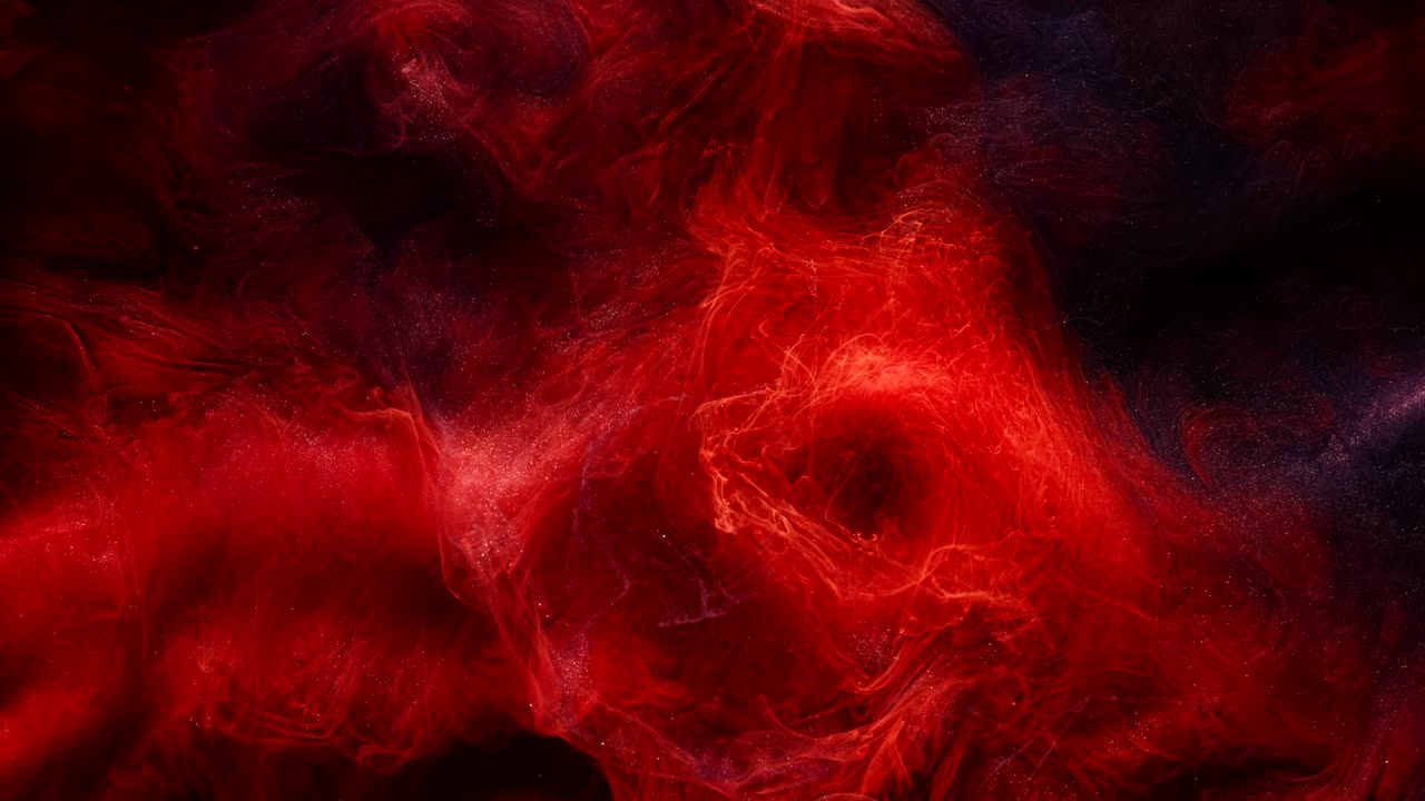 연기가 흐르고, 마법의 불꽃, 불꽃, 은 반이는 연기가 흐른다.